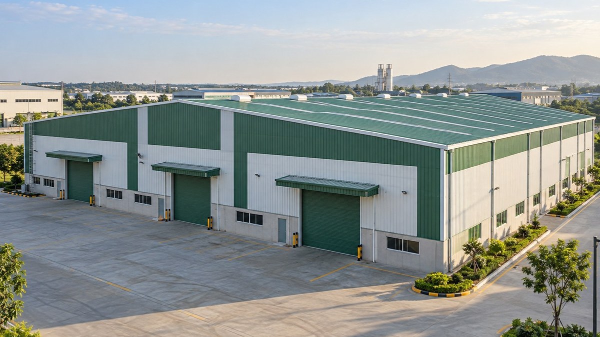 Prefabricated industrial building